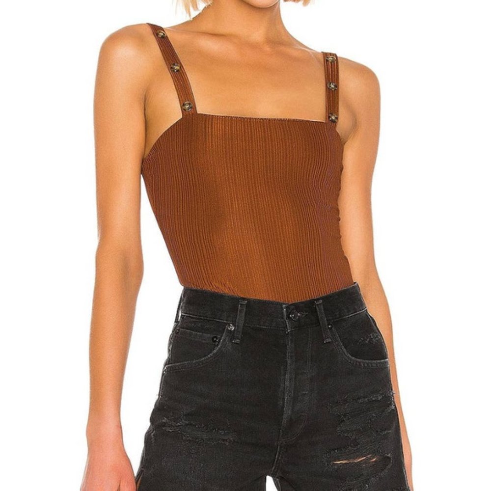 THE EAST ORDER X REVOLVE Square Neck Bodysuit
